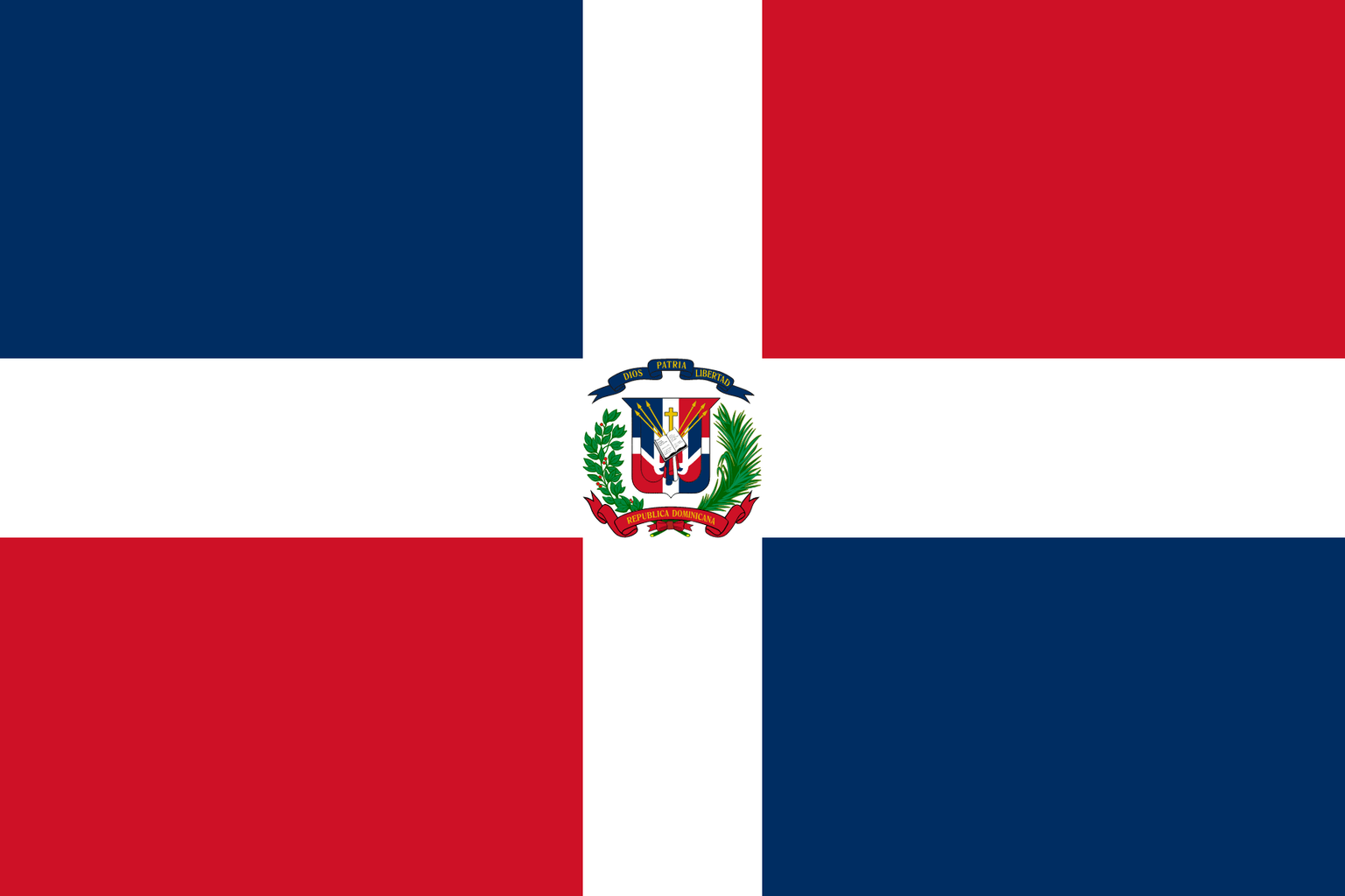 Dominican Republic's Flag